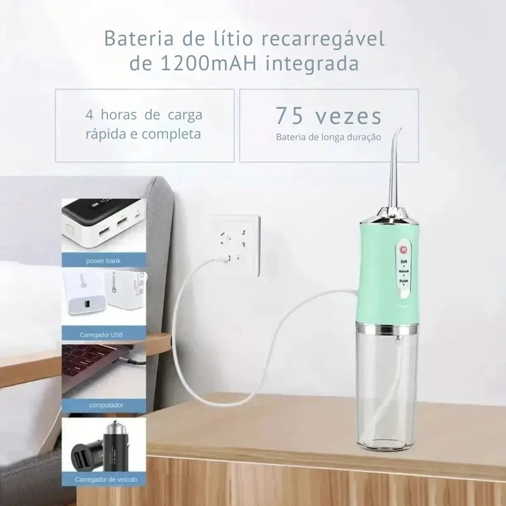 Irrigador Oral Elétrico Portátil - Akivale