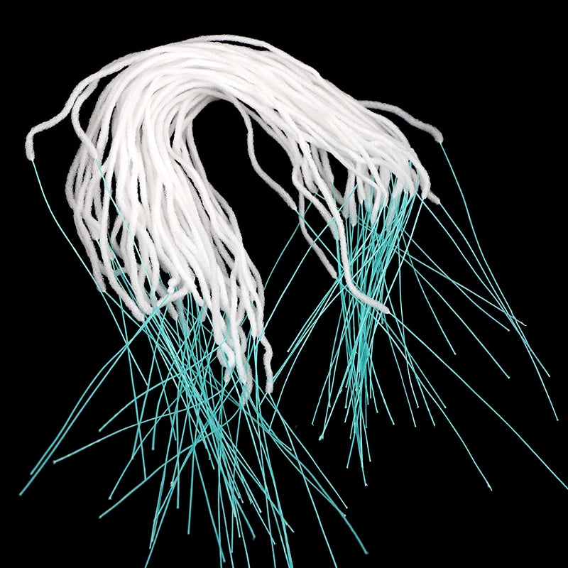 50 pçs threaders de fio dental dental dental flossers para aparelho ortodôntico ponte implante aro rosqueamento aparelho oral limpo