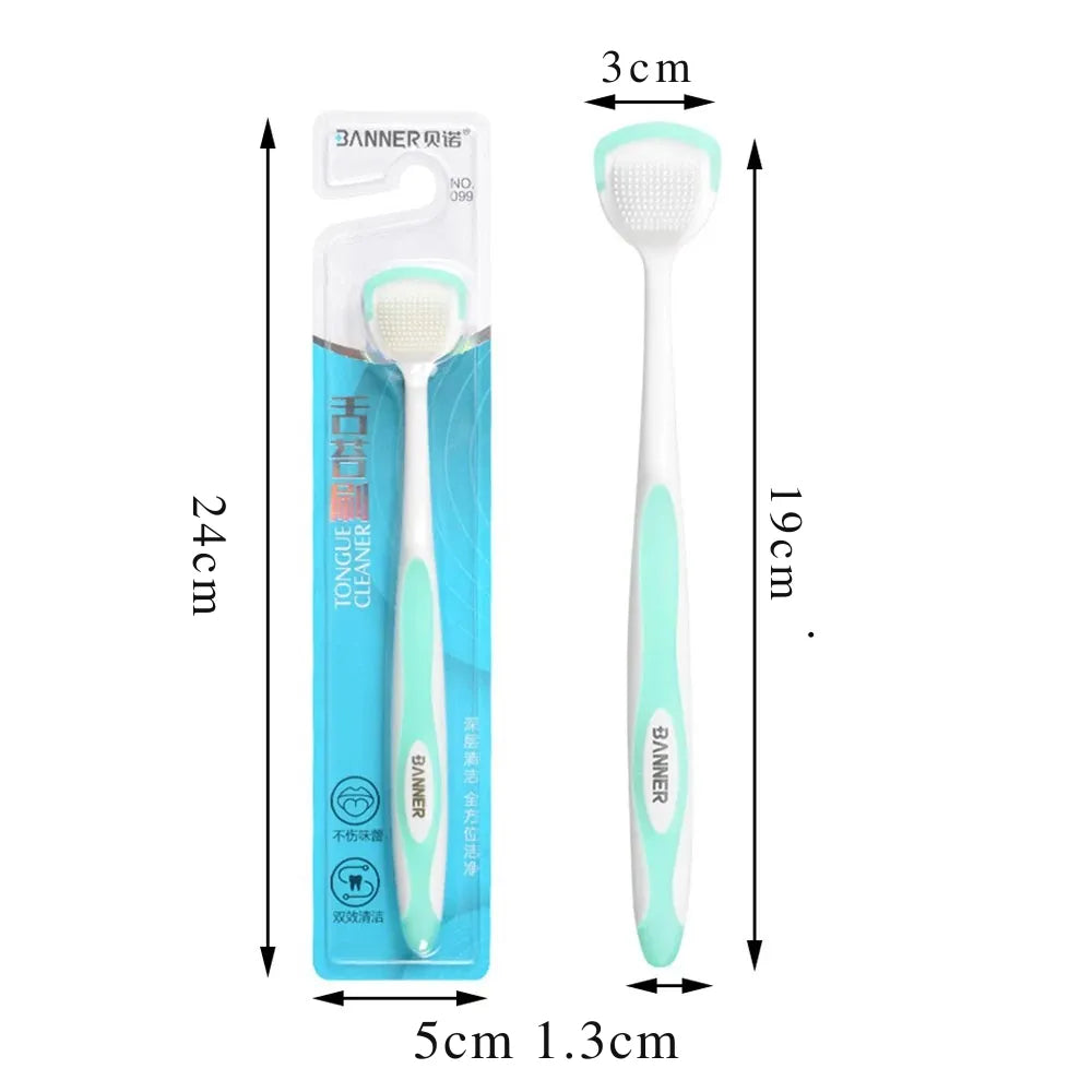 Raspador de Língua de Silicone Dupla Face - Akivale